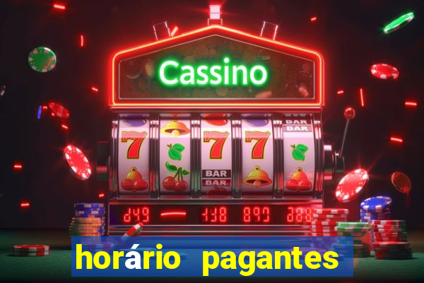 horário pagantes fortune tiger