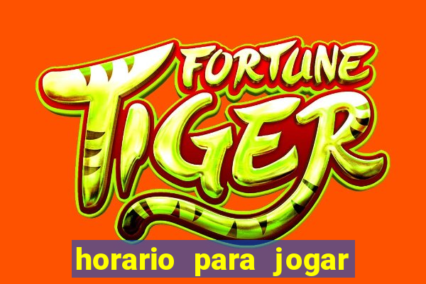 horario para jogar fortune rabbit