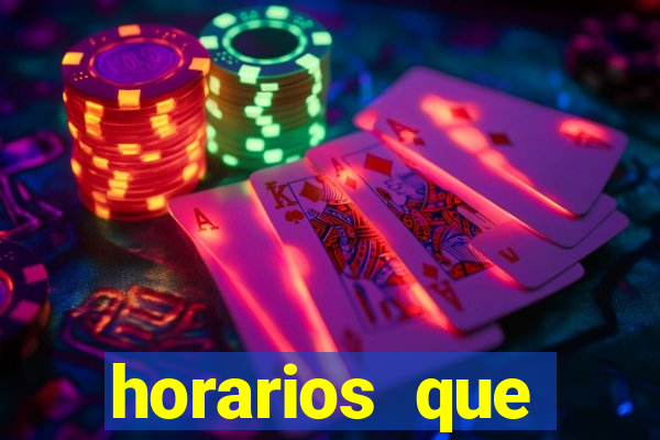 horarios que fortune tiger paga