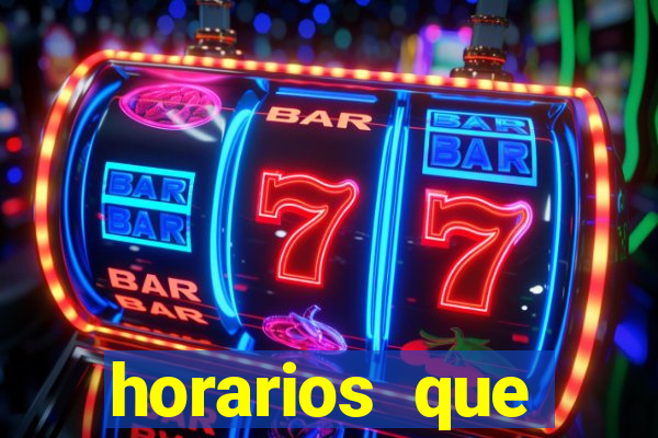 horarios que fortune tiger paga