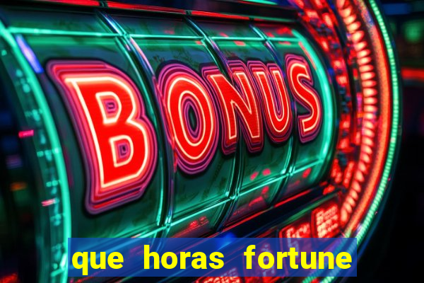 que horas fortune tiger paga