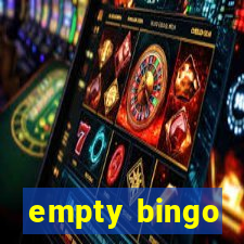 empty bingo