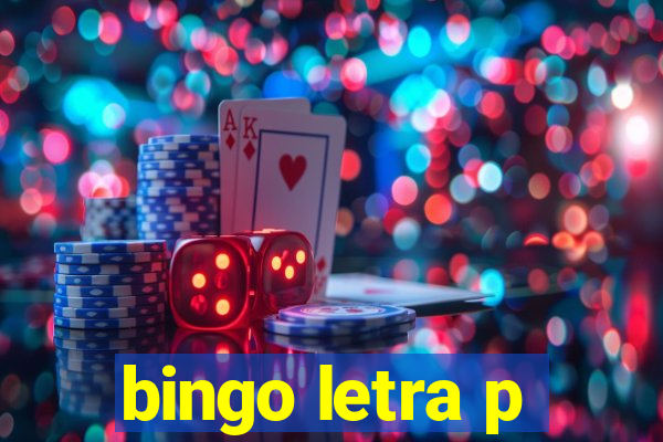 bingo letra p