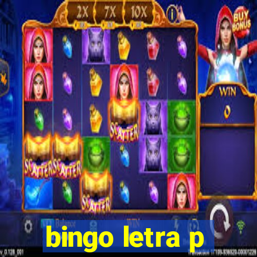 bingo letra p