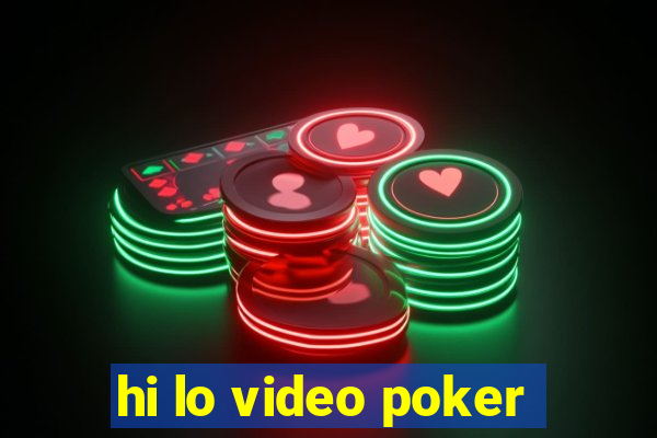 hi lo video poker