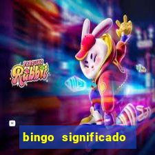 bingo significado da palavra