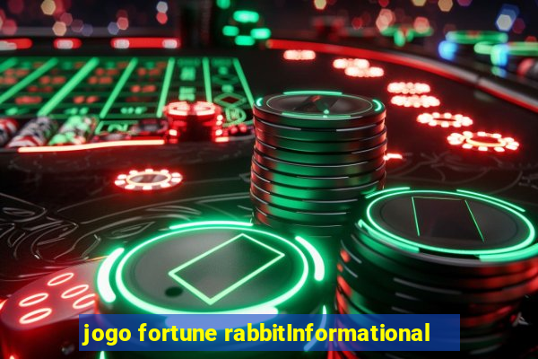 jogo fortune rabbitInformational