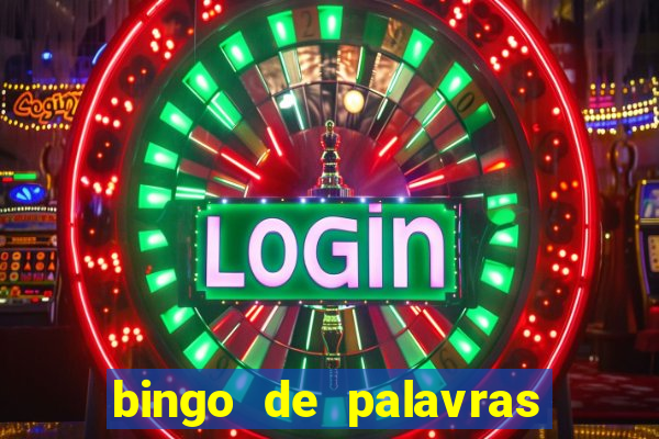 bingo de palavras de natal