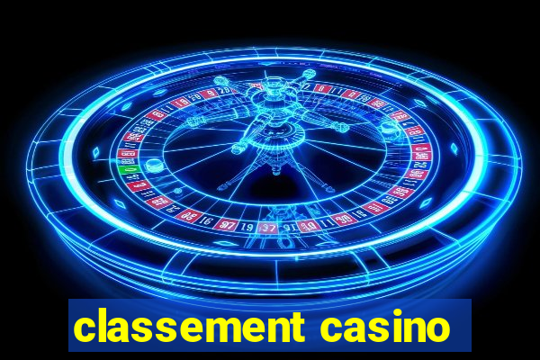 classement casino