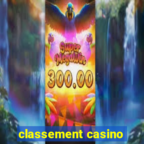 classement casino