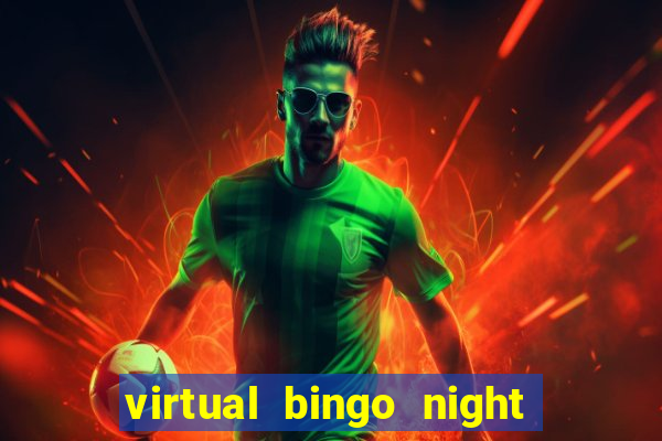 virtual bingo night with friends