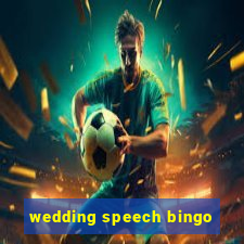 wedding speech bingo