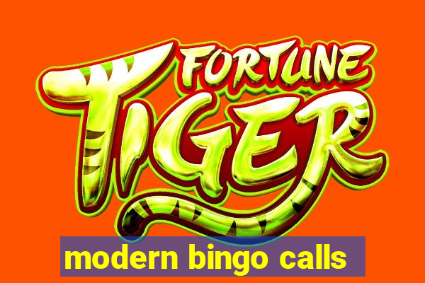 modern bingo calls