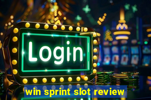 win sprint slot review