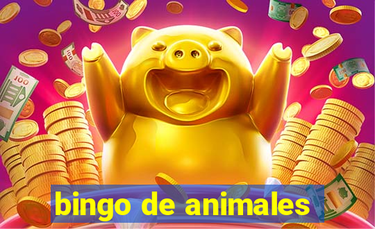 bingo de animales