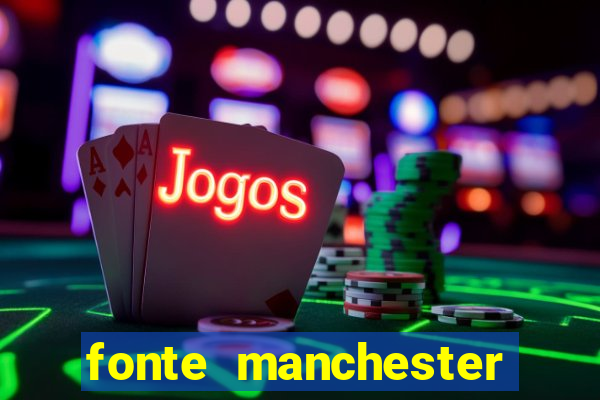 fonte manchester city download