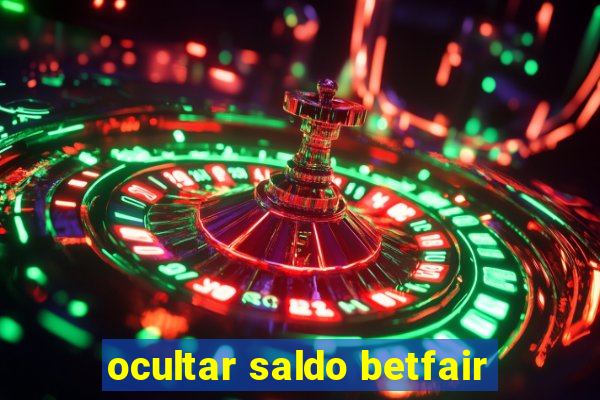 ocultar saldo betfair