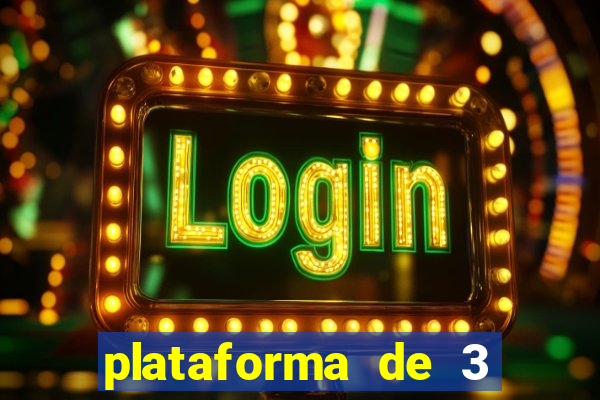 plataforma de 3 reais pg