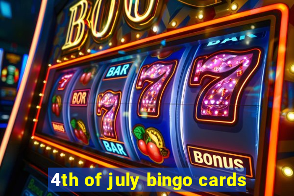 4th of july bingo cards