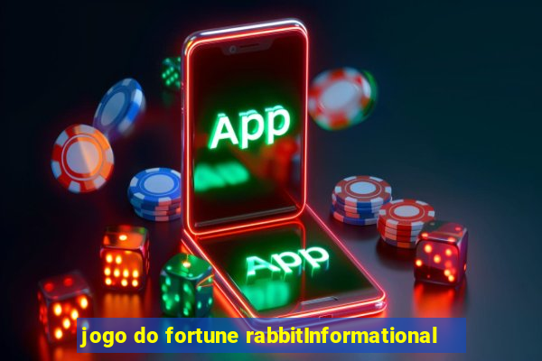 jogo do fortune rabbitInformational