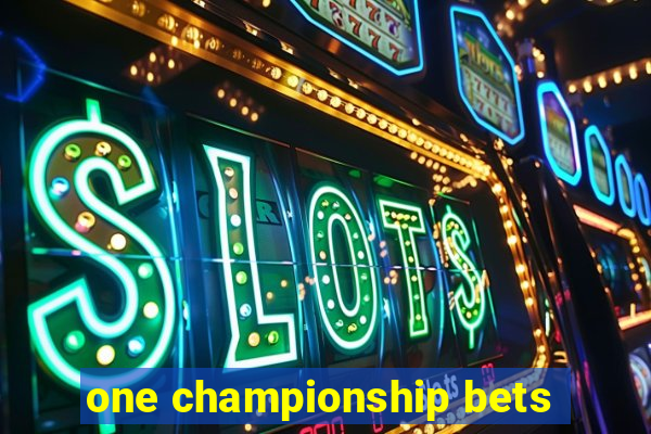 one championship bets