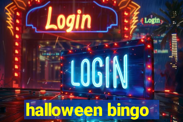 halloween bingo