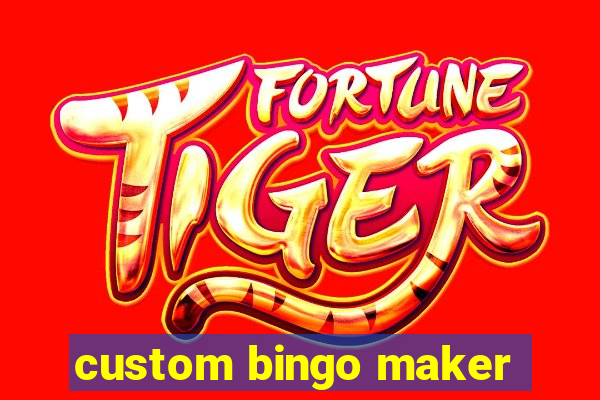 custom bingo maker