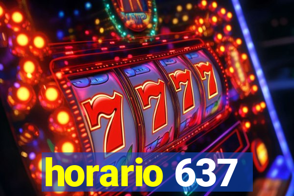 horario 637