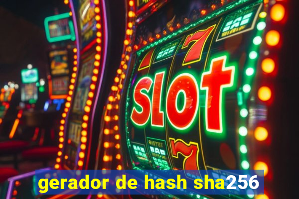 gerador de hash sha256