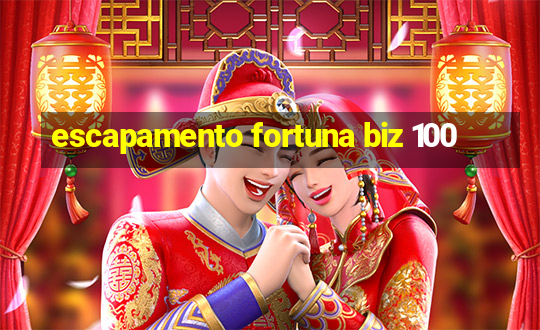 escapamento fortuna biz 100