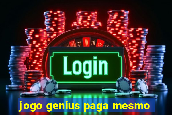 jogo genius paga mesmo