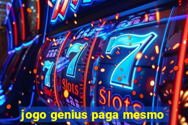 jogo genius paga mesmo