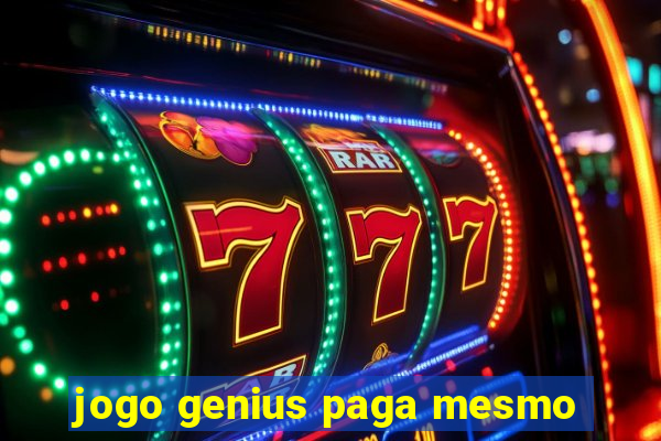 jogo genius paga mesmo