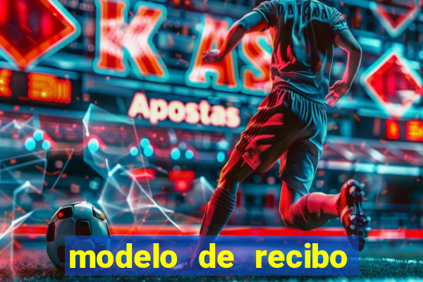 modelo de recibo de pagamento autonomo