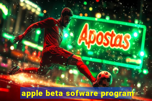 apple beta sofware program