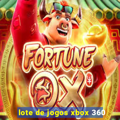 lote de jogos xbox 360