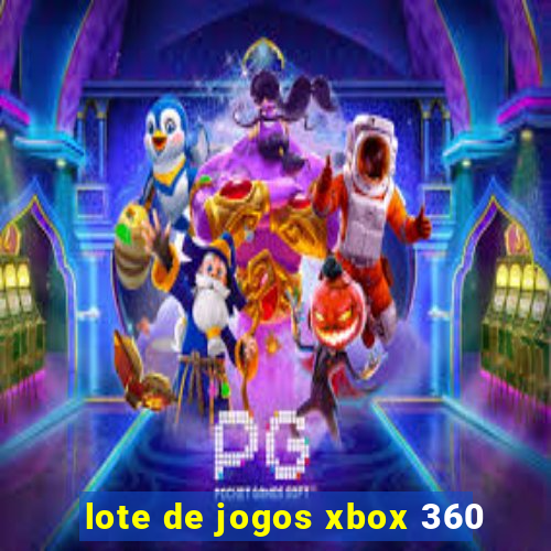 lote de jogos xbox 360