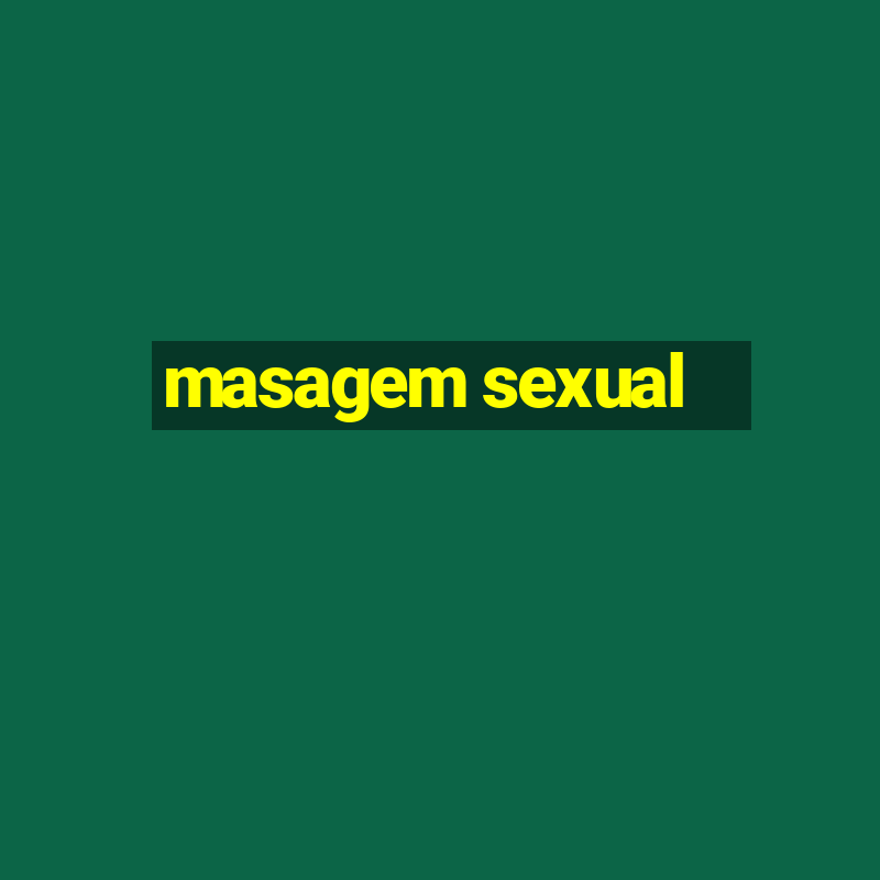 masagem sexual