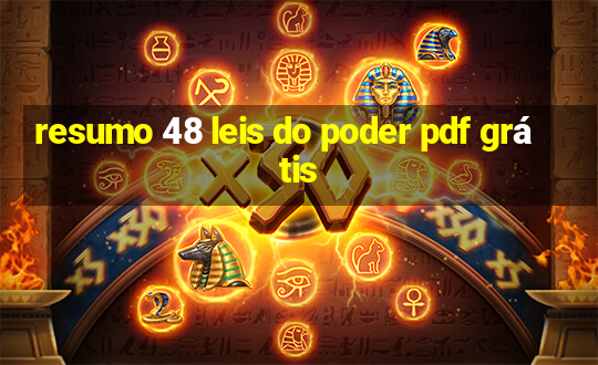 resumo 48 leis do poder pdf grátis