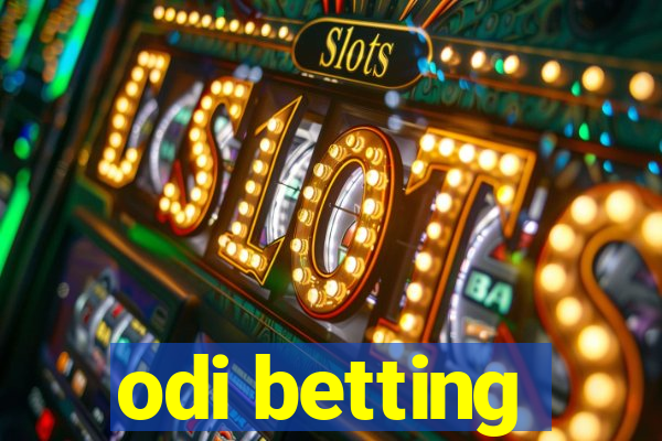 odi betting