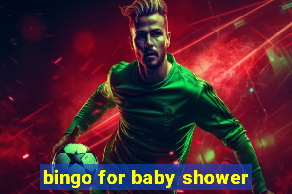 bingo for baby shower