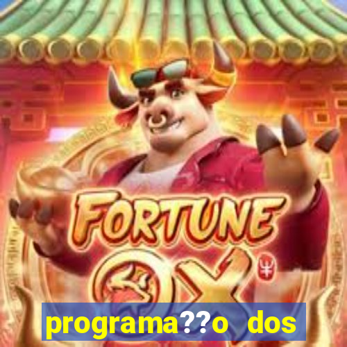 programa??o dos jogos de futebol