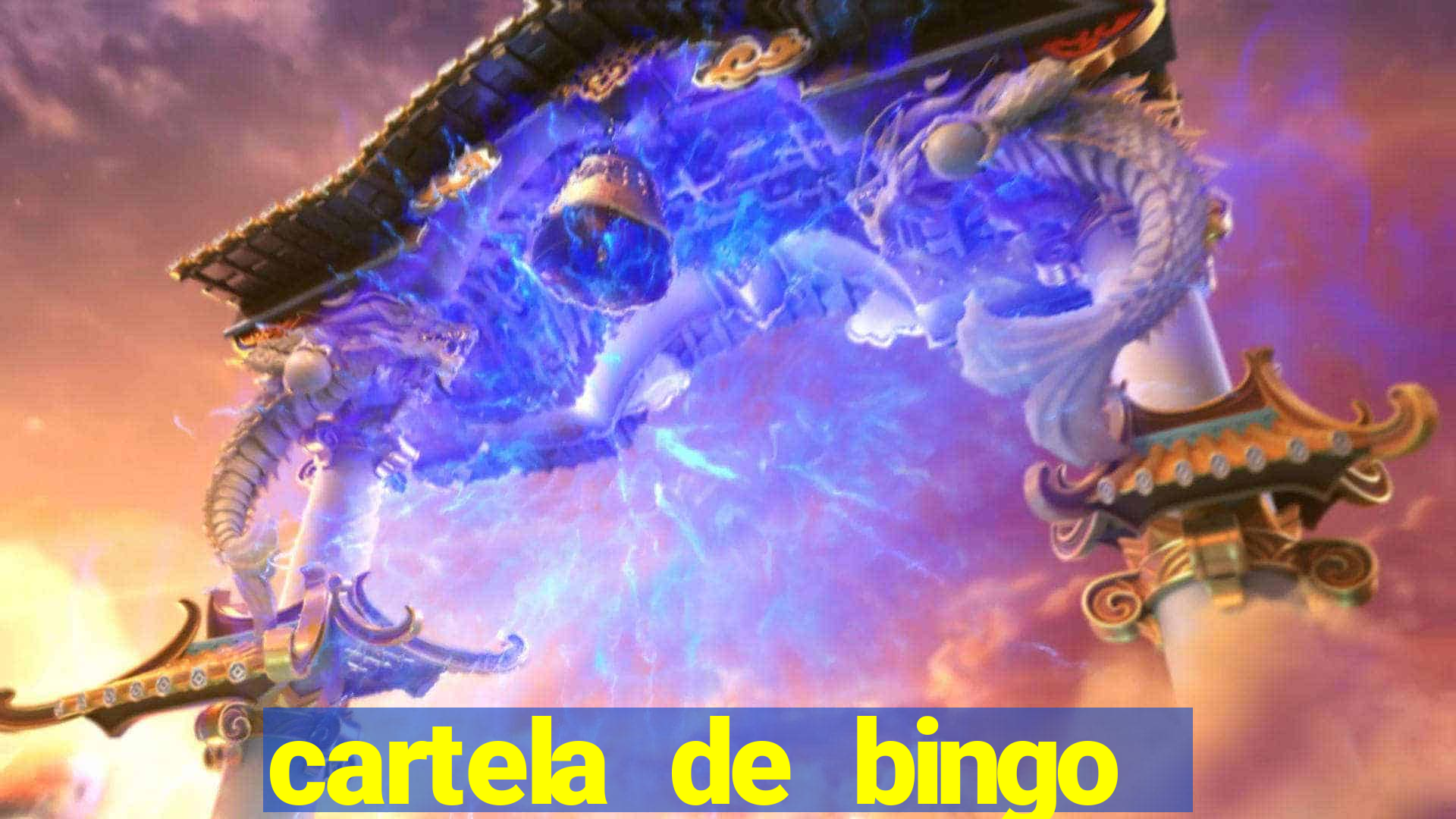 cartela de bingo com letras