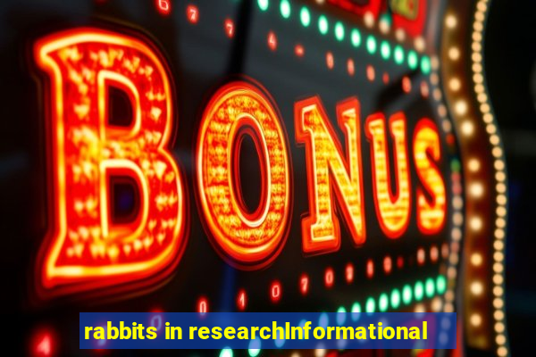 rabbits in researchInformational