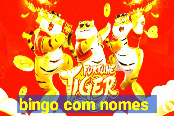 bingo com nomes