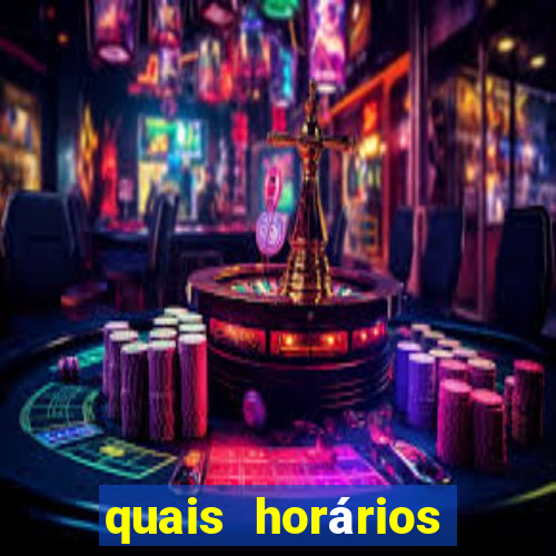 quais horários para jogar fortune tiger