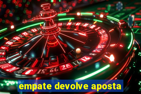 empate devolve aposta