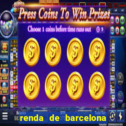 renda de barcelona x real madrid