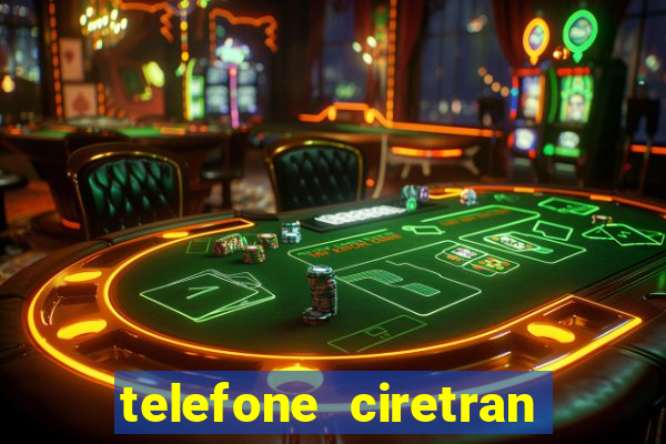 telefone ciretran de cruzeiro sp