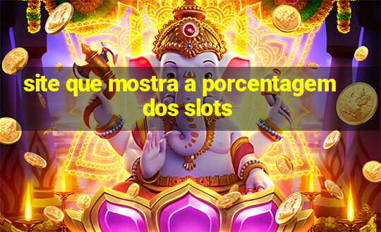 site que mostra a porcentagem dos slots